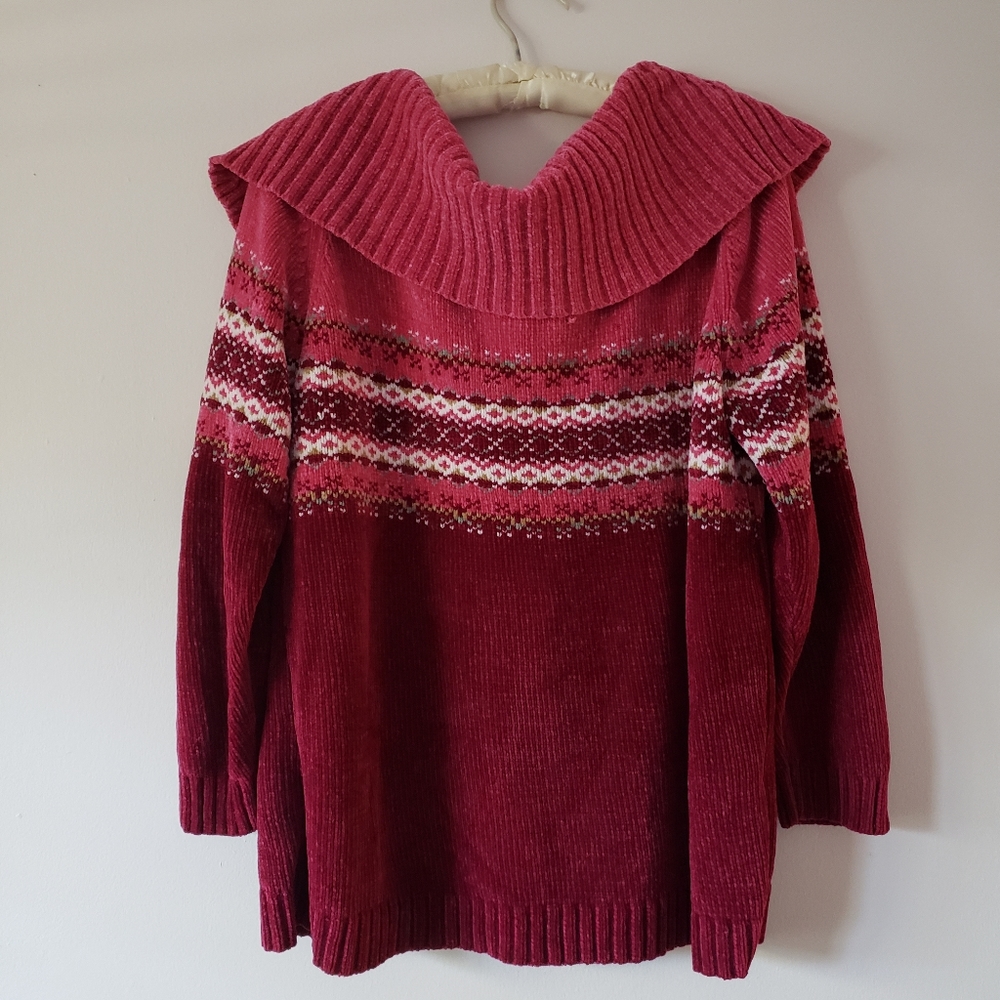 Velvety Off-the-Shoulder Sweater